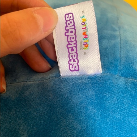 Stackables by Squishmallows Dinosaur Plush Stuffed animal Toe Blue - Picture 6 of 6